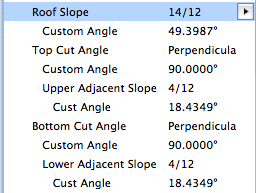 Rake parameters