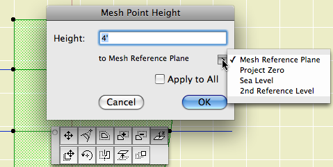 Mesh Point Height