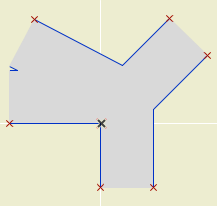 Angled intersection profile